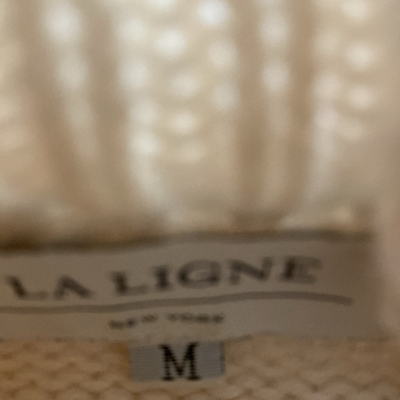 La ligne cropped striped sweater . Size medium - Picture 2 of 4